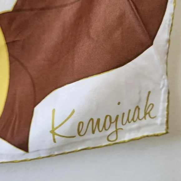 Silk Scarf With Inuit Art By Kenojuak Ashevak - Picture 4 of 6